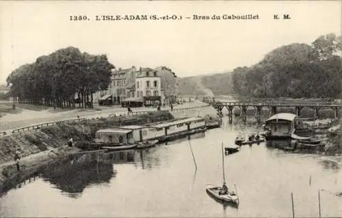 Ak Adam Island Val d'Oise, Bras du Cabouillet