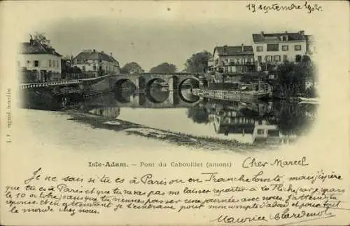 Ak Adam Island Val d'Oise, Pont du Cabouillet