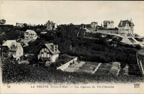 Ak La Frette sur Seine Montigny Val d'Oise, Les Côteaux du Val du Herblay