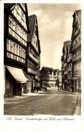 Ak Kassel in Hessen, Altmarkt, Brüderstraße