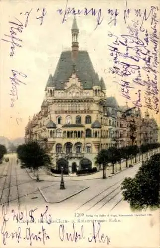 Ak Kassel in Hessen, Hohenzollernstraße Ecke Kaiserstraße