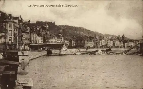 Ak Liège Lüttich Wallonien, Pont des Arches