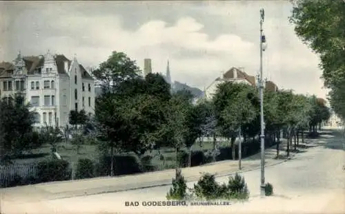 Ak Bad Godesberg Bonn am Rhein, Brunnenallee