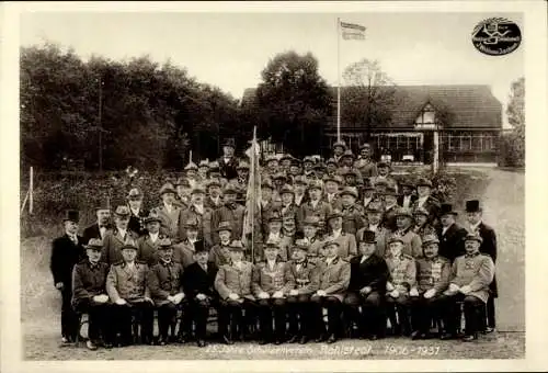Ak Hamburg Wandsbek Rahlstedt Altrahlstedt, 25 Jahre Schützenverein, Gruppenportrait
