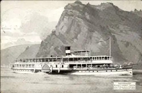 Ak Salondampfer Kronprinzessin Cecilie, Köln-Düsseldorfer-Rheindampfschifffahrt