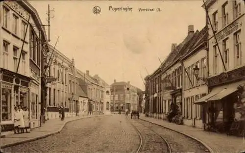 Ak Poperinghe Poperinge Westflandern, Yperstraat