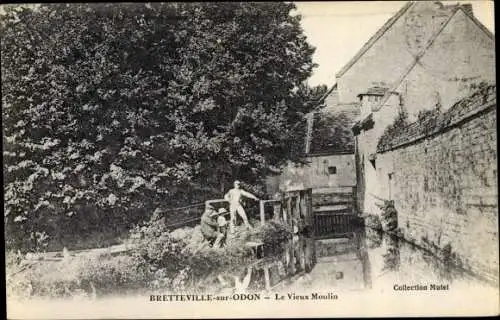 Ak Bretteville sur Odon Calvados, Le Vieux Moulin