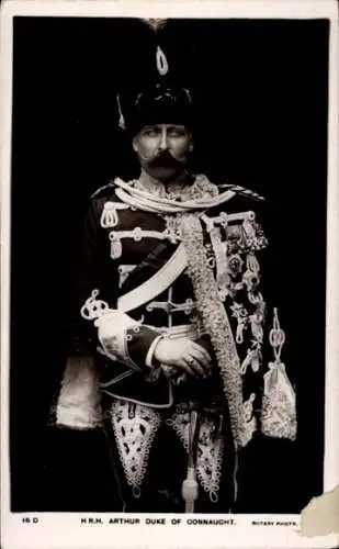 Ak Arthur, Duke of Connaught, Standportrait in Uniform, Orden