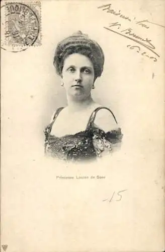 Ak Luise von Toskana, Prinzessin Luise von Sachsen