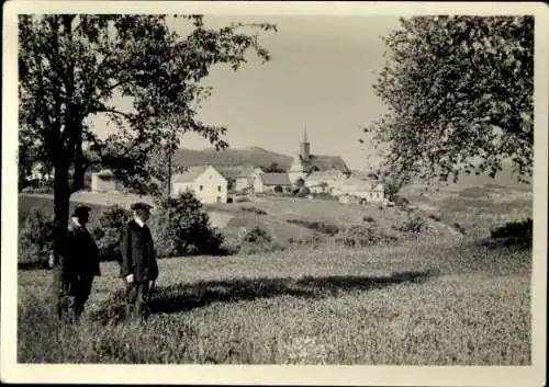 Foto Ak Dubice Dubitz Řehlovice Großtschochau Region Aussig, Dubický kostelík, Dubitzer Kirchlein