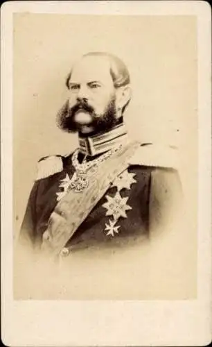 CdV Carl, Prinz von Preußen, Portrait in Uniform, General-Feldzeugmeister