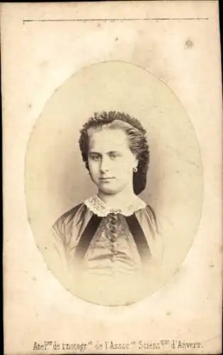 CdV Marie von Hohenzollern-Sigmaringen, Portrait