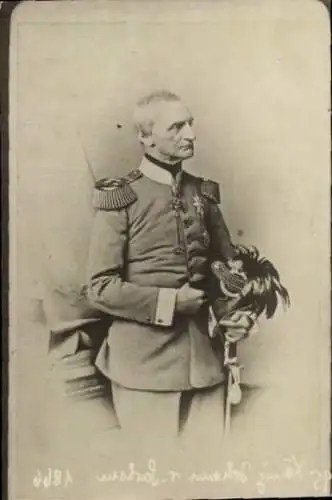 Foto Johann von Sachsen, Portrait 1866