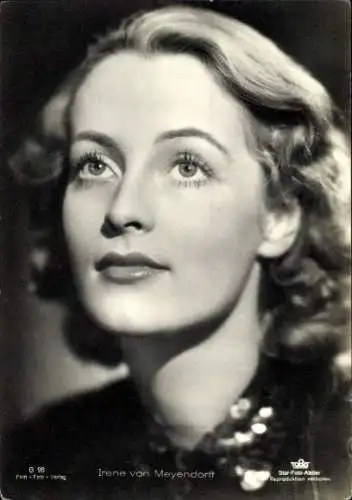 Ak Schauspielerin Irene von Meyendorff, Portrait