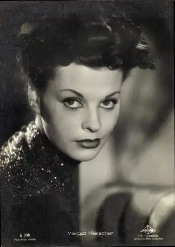 Ak Schauspielerin Margot Hielscher, Portrait, Wien Film G 230