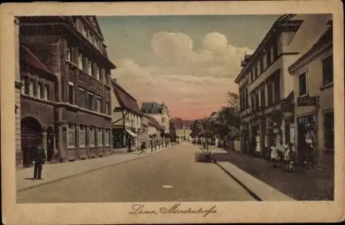 Ak Lünen in Westfalen, Münsterstraße