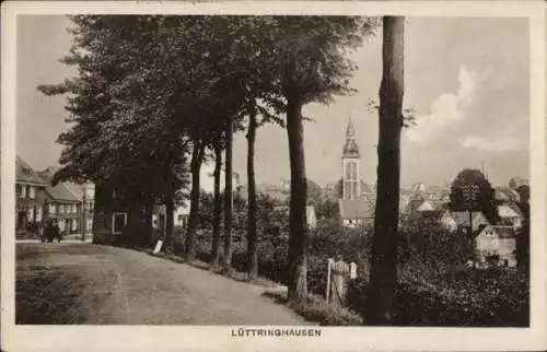 Ak Lüttringhausen Remscheid im Bergischen Land, Straße, Turm