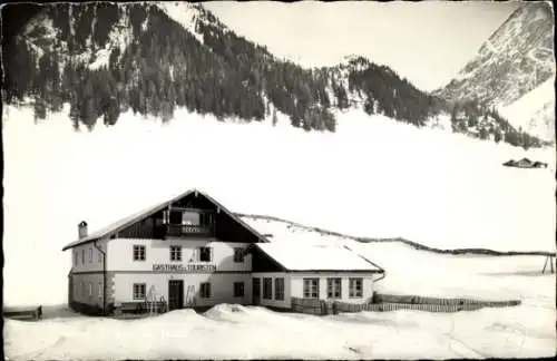 Ak Längenfeld in Tirol, Gasthof, Winter