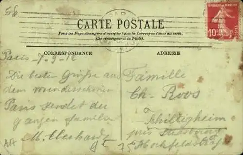 Ak Paris IX, Boulevard des Capucines