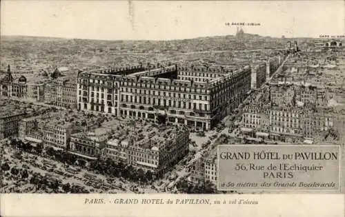 Ak Paris X, Grand Hotel du Pavillon