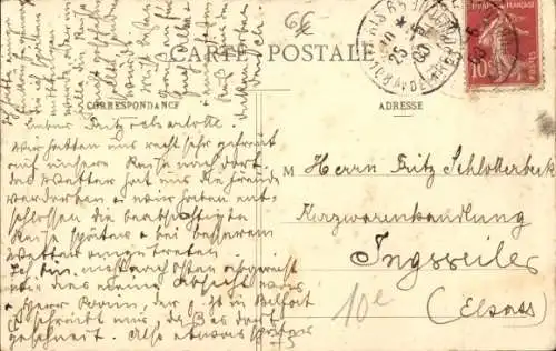 Ak Paris X, Gare de l’Est, Eingang, Passanten