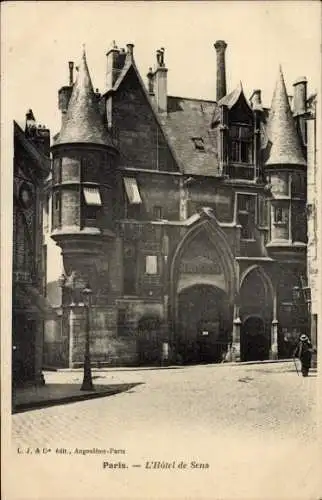 Ak Paris VIIIe Élysée, Hotel de Sens