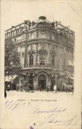 Ak Paris X, Théâtre du Vaudeville