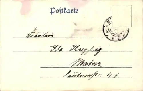 Ak Glückwunsch Neujahr 1901, Glücksklee