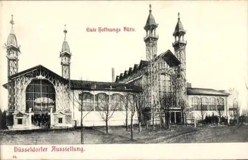 Ak Düsseldorf am Rhein, Industrie und Gewerbeausstellung 1902, Gute Hoffnungs Hütte