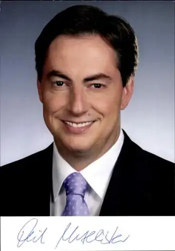 Foto David McAllister, Niedersächsischer Ministerpäsident, Autogramm