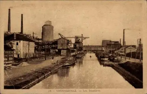 Ak Varangeville Meurthe et Moselle, Les Soudieres