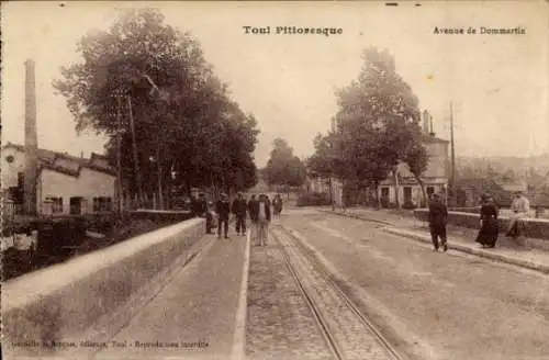 Ak Toul Meurthe et Moselle, Avenue de Dommartin