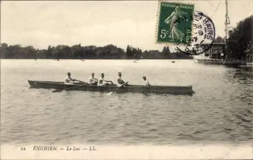 Ak Enghien les Bains Val d'Oise, Le Lac