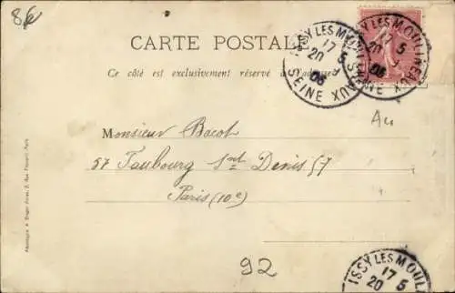 Ak Issy les Moulineaux Hauts de Seine, Saint Nicolas, Eine Gymnastikstunde
