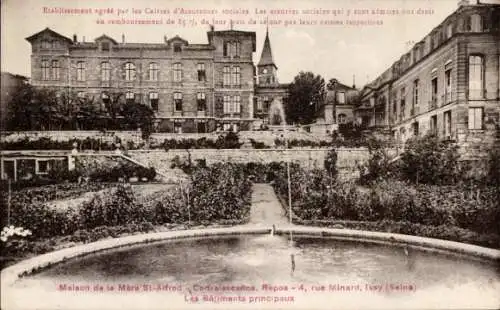 Ak Issy les Moulineaux Hauts de Seine, Maison de la Mere St. Alfred