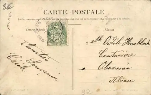 Ak Garches Hauts de Seine, Rue Pasteur