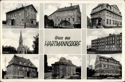 Ak Hartmannsdorf in Sachsen