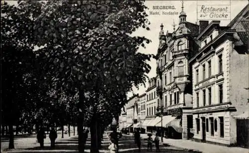 Ak Siegburg an der Sieg, Markt, Restaurant zur Glocke