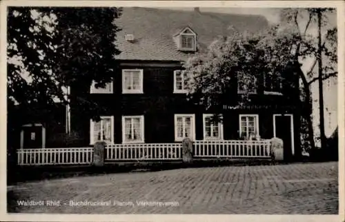 Ak Waldbröl im Oberbergischen Land, Buchdruckerei