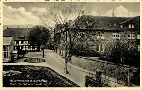 Ak Witzenhausen an der Werra Hessen, Deutsche Kolonialschule