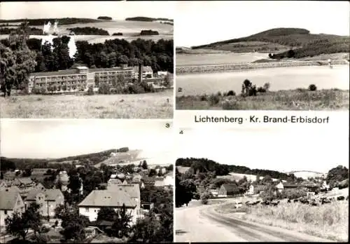 Ak Lichtenberg im Erzgebirge, Pflege- und Feierabendheim, Talsperre Lichtenberg, Teilansichten