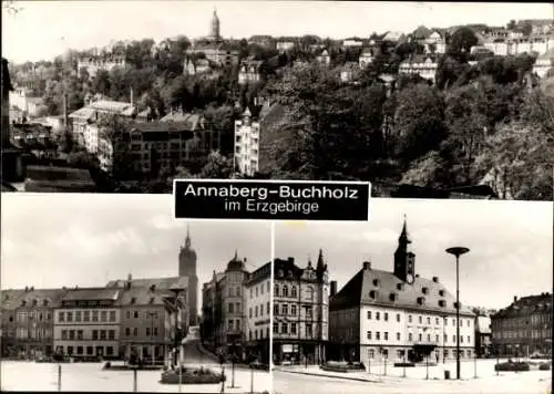 Ak Annaberg Buchholz im Erzgebirge, Teilansichten