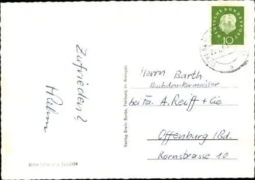 Ak Radolfzell am Bodensee, Teilansicht, Kirchturm, Segelboote