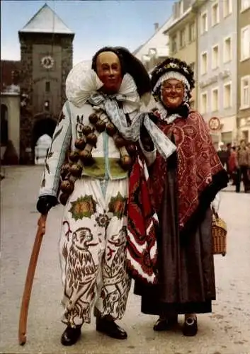 Ak Villingen im Schwarzwald, Fasnet, Narro und Morbili