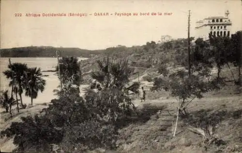 Ak Dakar, Senegal, Landschaft am Meer