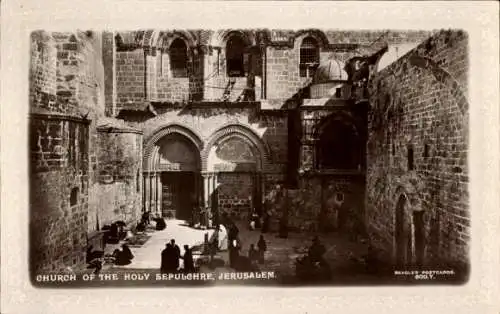 Ak Jerusalem Israel, Grabeskirche