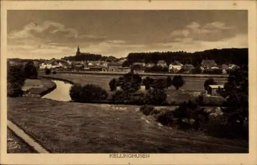 Ak Kellinghusen in Schleswig Holstein, Blick auf den Ort mit Umgebung