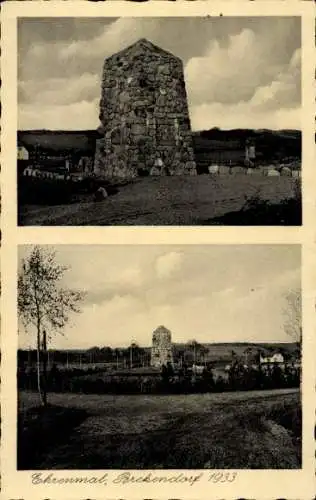 Ak Brekendorf in Schleswig Holstein, Ehrenmal