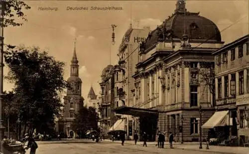 Ak Hamburg Mitte St. Georg, Deutsches Schauspielhaus