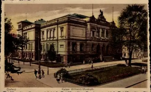 Ak Krefeld am Niederrhein, Kaiser Wilhelm-Museum